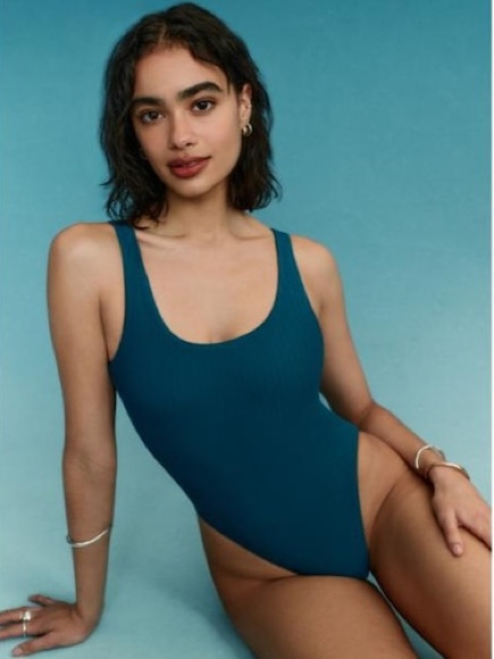 NWT Vitamin A Swim x Target Scoop Neck One Piece Swimsuit Size Large Z55